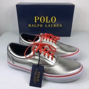 POLO Ralph Lauren Foil Metallic Thorton III Shoes